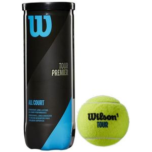 Мяч теннисный WILSON Tour Premier All Court арт. WRT109400, одобр.ITF, фетр, нат.резина,. уп.3 шт WILSON WRT109400