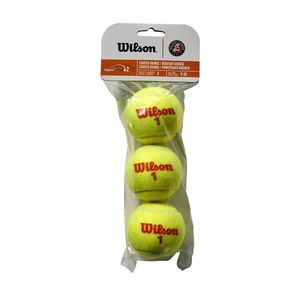 Мяч теннисный WILSON Roland Garros арт. WRT147700 , фетр, нат.резина,. уп.3 шт WILSON WRT147700
