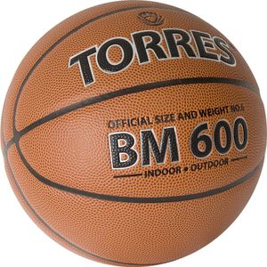 Мяч баскетбольный TORRES BM600 B32026 размер 6