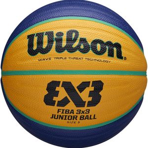 Мяч баск. WILSON FIBA3x3 Replica, арт.WTB1133XB, р.5, резина, бутил. камера, сине-желтый 5 WILSON WTB1133XB