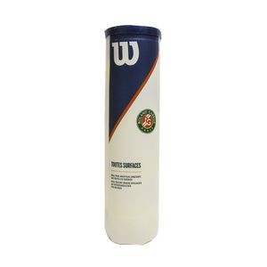 Мяч теннисный WILSON Roland Garros All CT арт. WRT116400, фетр, нат.резина,. уп.4 шт WILSON WRT116400