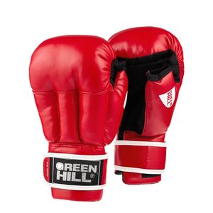 Перчатки для рукопашного боя "GREEN HILL" арт. PG-2047-L-RD, р.L, иск. кожа, красные L GREEN HILL PG-2047-L-RD