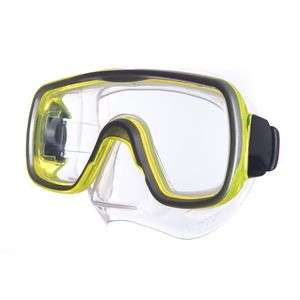 Маска для плав. "Salvas Geo Jr Mask", арт.CA105S1GYSTH, безопасн.стекло, силикон, р. Junior, желтый Junior SALVAS CA105S1GYSTH