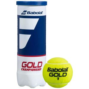Мяч теннисный BABOLAT Gold Championship 3B,арт.501084, уп.3шт,одобр.ITF,сукно,нат.резина,желт BABOLAT 501084