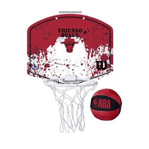 Набор для мини-баскетбола Wilson NBA Team Mini Hoop Chicago WTBA1302CHI щит с кольцом мяч р.1