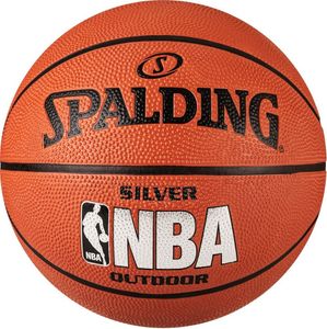 Мяч баскетбольный SPALDING NBA Silver Series Outdoor 83-014Z размер 5