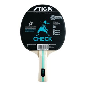 Ракетка для настольного тенниса Stiga Check Hobby WRB, арт.1210-5818-01, для начин., нак. 1,6 мм ITTF, конич. ручка STIGA 1210-5818-01