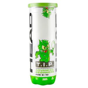 СЦ*Мяч теннисный детский HEAD T.I.P Green, арт.578133,уп.3шт, НЕГЕРМ.УПАК., фетр,нат.резина, зеленый HEAD 578133