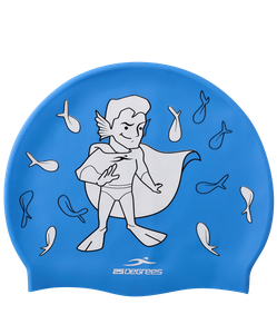 Шапочка для плавания Floater Blue, силикон, детский 25Degrees ЦБ-00001722