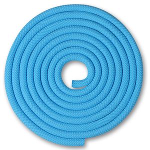 Скакалка гимнастическая "INDIGO" арт.SM-121-BL, утяжеленная, 150г, длина 2,5м, шнур, голубой INDIGO SM-121-BL