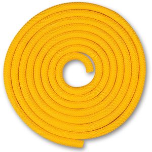 Скакалка гимнастическая "INDIGO" арт.SM-121-YL, утяжеленная, 150г, длина 2,5м, шнур, желтый INDIGO SM-121-YL