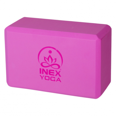 Блок для йоги INEX EVA Yoga Block 23 x 15 x 10 см, розовый