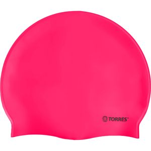 Шапочка для плав. TORRES Flat, SW-12201PK, розовый, силикон Senior TORRES SW-12201PK