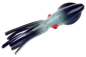 Приманки HIGASHI Squid 11 (set-50pcs) #15 (Double Black Glow - Blue flakes)