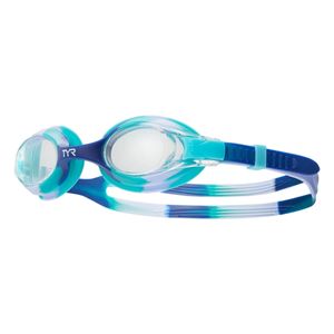 Очки для плав. дет. TYR Swimple Tie Dye Jr, LGSWTD-509, ПРОЗРАЧНЫЕ линзы, мультиколор опр. Youth (дет.) TYR LGSWTD-509