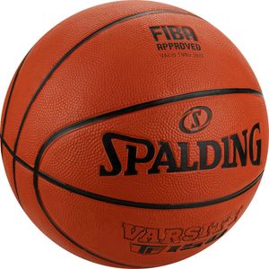 Мяч баск. SPALDING Varsity TF-150 Logo FIBA 84423Z_5, р.5, резина, коричнево-черный 5 SPALDING 84423z