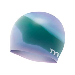 Шапочка для плав. TYR Multi Silicone Cap, LCSM-528, ЗЕЛЕНО-ФИОЛЕТОВЫЙ, силикон Senior TYR LCSM-528