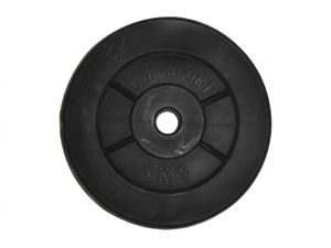 Диск для штанги. Вес 5 кг. (пластик)D-26mm. :(Z-5KG):