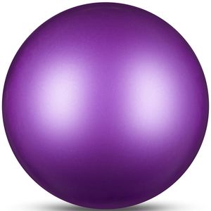 Мяч для художественной гимнастики INDIGO, IN367-VI, диам. 17 см, ПВХ, фиолетовая металлик INDIGO IN367-VI