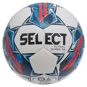 Мяч футзал. SELECT Futsal Super TB 3613460003,р.4, FIFA Quality Pro, 32п,ПУ, термосш,бело-сине-красн 4 SELECT 3613460003