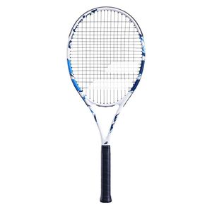 Ракетка б/т BABOLAT Evoke Team Gr3, 121245, для любит., графит,со струнами, бело-синий Взрослый BABOLAT 121245