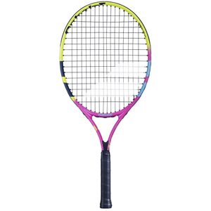 Ракетка б/т дет. BABOLAT Nadal 25 Gr00, 140499, для 9-10 лет, алюминий, со струнами,зелено-оранжевый 25 BABOLAT 140499