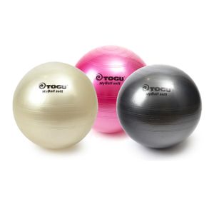 Мяч гимнастический TOGU My Ball Soft 75 см чёрный перламутровый 418755