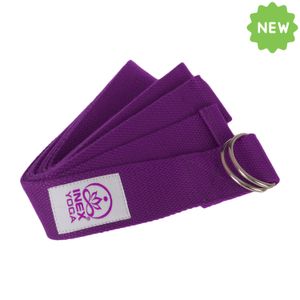 Ремень для йоги INEX Stretch Strap 240 см, темно-серый