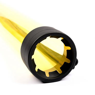 Тубус для сбора мячей NEVA SPORT, UHA1, пластик, желто-черный Диаметр 9 см, высота 101см