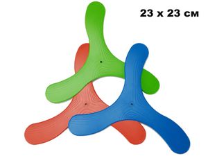 Бумеранг трёхлопастной пластиковый :(07-01): 19115