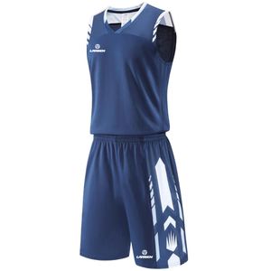 Форма баскетбольная LQ1921 blue (футболка, шорты) 2XL, 170-175cm Larsen 371215