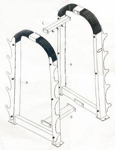 Подставка под 10 грифов GM 1GM3060