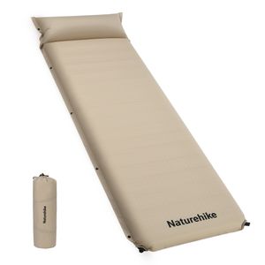 Коврик Naturehike CNK2450WS020 D04 10см с подушкой R7.8 самонадувной туристический бежевый
