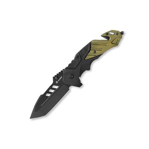 Нож складной Ganzo G629-GR черный/оливковый Ganzo G629-GR