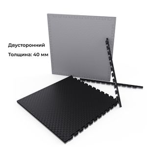 Будо-мат EVA DFC 100 x 100 см, 40 мм, цвет серо-черный EVATAT-GB-100/100/4