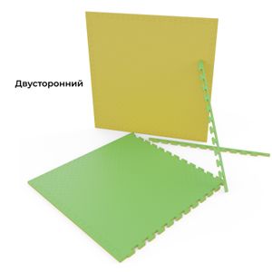 Будо-мат DFC 100 x 100 см, 20 мм, цвет желто-зеленый EVATAT-YG-100/100/2