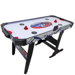 Игровой стол – аэрохоккей с подсветкой DFC Championship 53" 135 х 65 см, складной, белый DFC AT-220