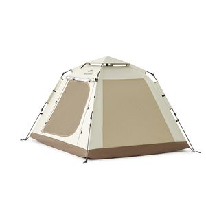 Палатка Naturehike Ango Picnic CNK2450WS021  трёхместная c навесом бежевая c черным Naturehike 6976023922817