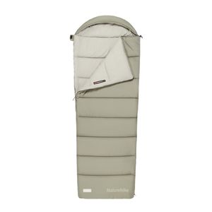 Спальный мешок Naturehike CNK2350WS023 MS500 с капюшоном, зеленый, молния справа