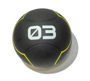 Мяч тренировочный черный 3 кг Original FitTools FT-UBMB-3