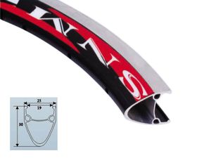 Обод SA19A двойной 700С(28x1.75-1.95) чёр./CNC 36H ТАЙВАНЬСКИЕ ПРОИЗВОДИТЕЛИ ZTB18213