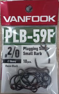 Крючки VANFOOK PLB-59F fusso black #2-0
