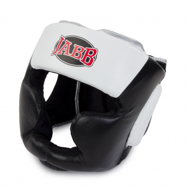 Шлем боксерский (нат.кожа) Jabb JE-2091 черный/серый размер M 311086