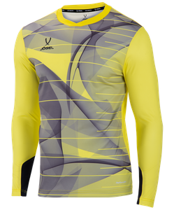 Свитер вратарский DIVISION PerFormDRY GK Pattern LS, желтый/черный/белый S Jögel УТ-00019011