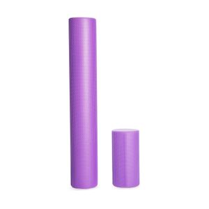 Ролик для пилатеса INEX EVA Foam Roller длина 30 см, фиолетовый