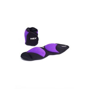 Отягощения для ног фиксированные INEX 1 кг, пара, фиолетовый INEX NG\IN-AW1KG\01-PR-00