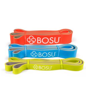 Ленточный амортизатор BOSU Resistance Band среднее сопротивление, 20-45 кг, ширина 3,17 см, синий BOSU HF\72-6911\BL-MD-00