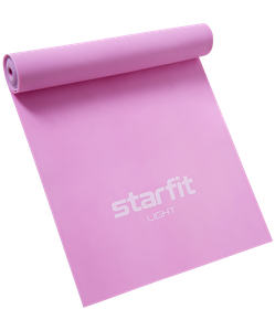 Лента для пилатеса Core ES-201 1200*150*0,35 мм, розовый пастель Starfit УТ-00019254