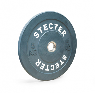 Каучуковый тренировочный диск 5 кг (серый) 2191