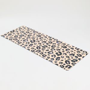 Коврик для йоги INEX Yoga PU Mat 185 х 68 х 0,4 см, леопардовая пудра INEX HG\PUMAT-LEO38\18-68-04